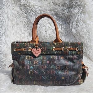 Dooney & Bourke Original Monogram HandBag vintage